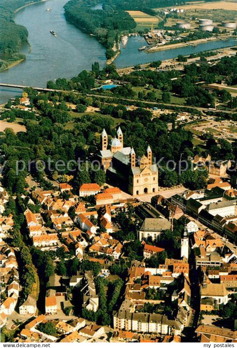 73655959 Speyer Rhein Kaiserdom Fliegeraufnahme Speyer Rhein - Speyer