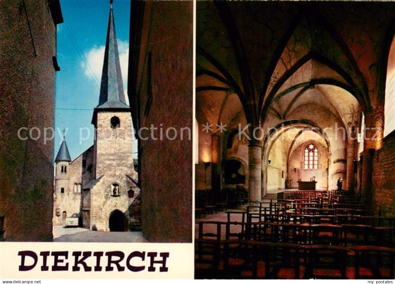 73655940 Diekirch La Vieille Eglise Saint Laurent Interieur - Otros & Sin Clasificación