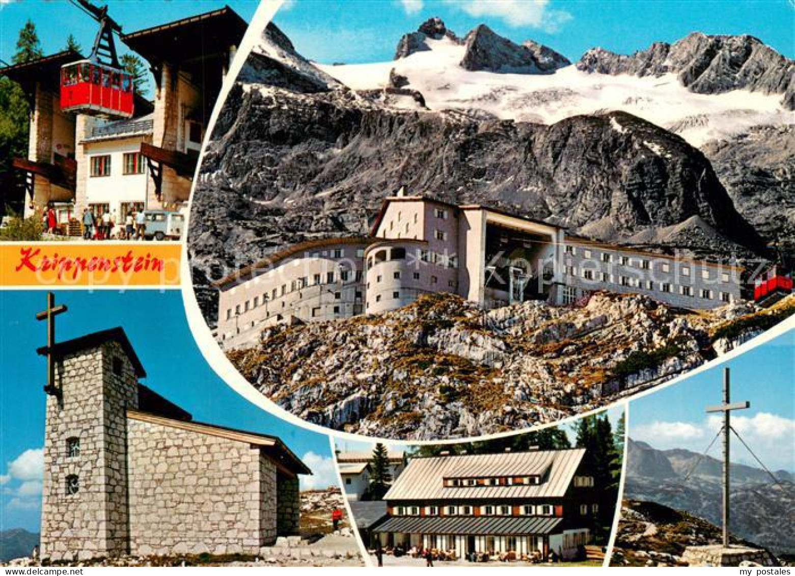 73655918 Obertraun Berghotel Krippenstein Mit Hohem Dachstein Talstation Der Dac - Sonstige & Ohne Zuordnung