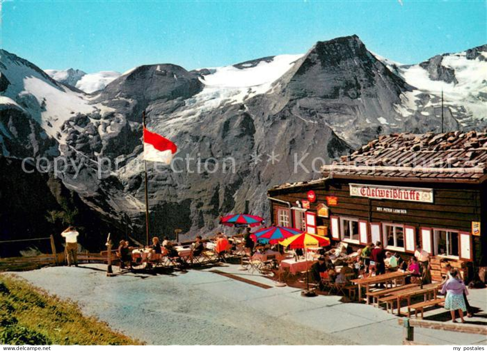 73655913 Grossglockner Hochalpenstrasse Edelweisshuette Mit Hohe Dock Grossglock - Altri & Non Classificati