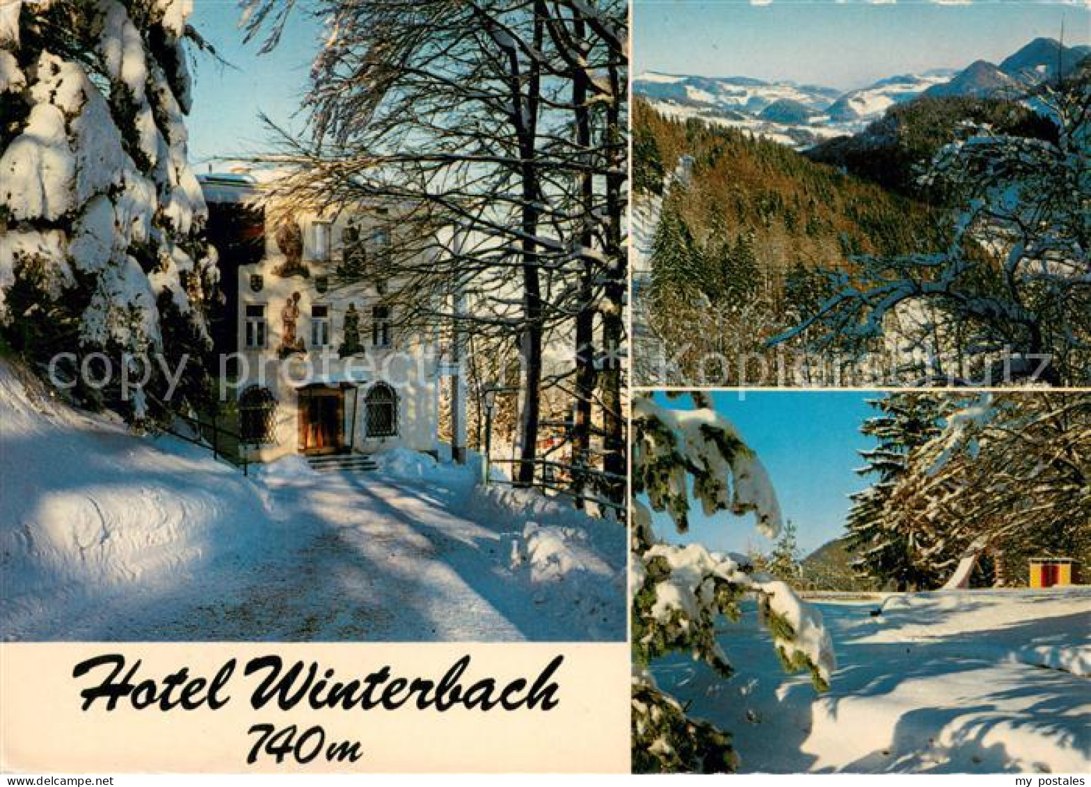73655912 St Anton Jessnitz Hotel Winterbach An Der Mariazellerbahn Winterpanoram - Autres & Non Classés