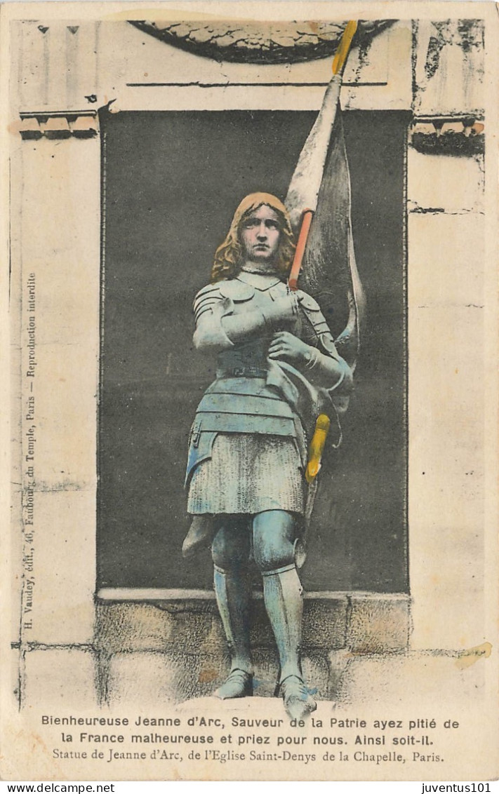 CPA Paris-Eglise De Saint Denys De La Chapelle-Saint Denis-Bienheureuse Jeanne D'Arc-RARE En Couleur      L2881 - Kerken