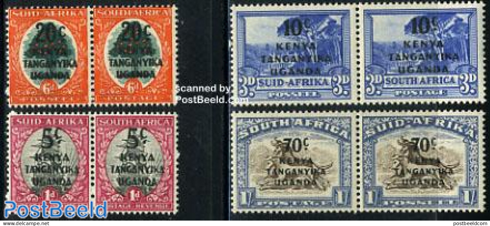 East Africa 1941 Overprints 4x2v [:], Mint NH, Nature - Trees & Forests - Rotary, Lions Club