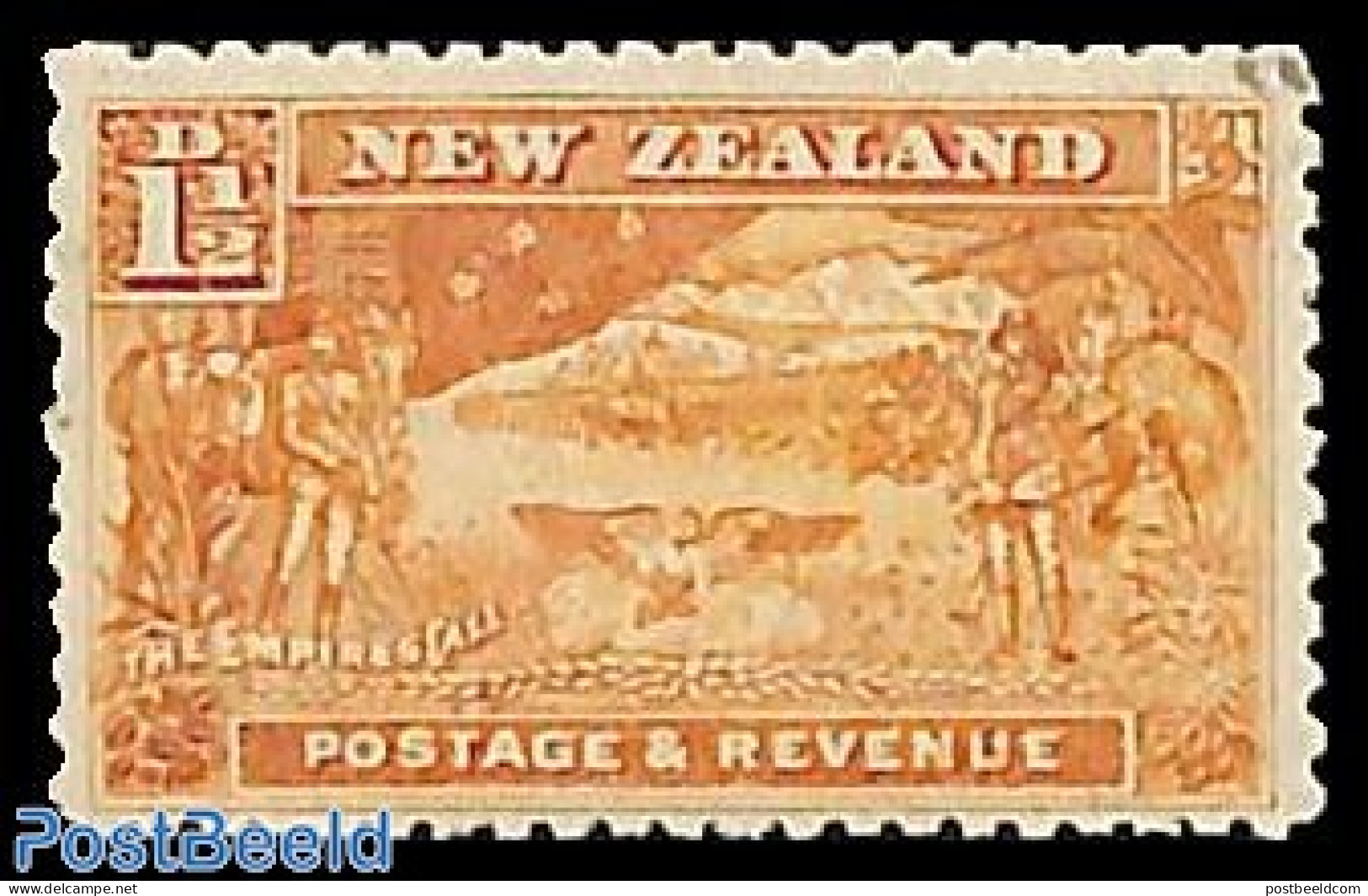 New Zealand 1901 The Empires Call 1v, Unused (hinged), Nature - Horses - Ungebraucht