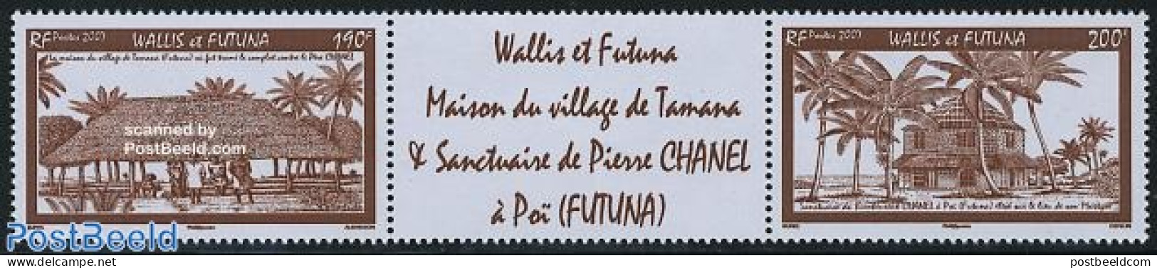 Wallis & Futuna 2007 Tradional Houses 2v+tab [:T:], Mint NH - Other & Unclassified