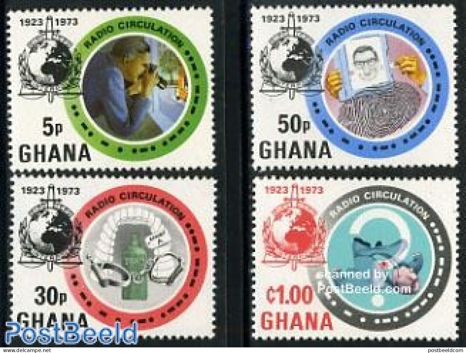 Ghana 1973 Interpol 4v, Mint NH, Various - Police - Polizei - Gendarmerie