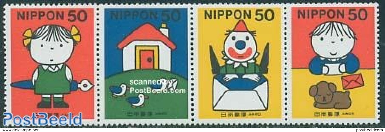 Japan 2000 Dick Bruna 4v [:::], Mint NH, Art - Children's Books Illustrations - Dick Bruna - Unused Stamps