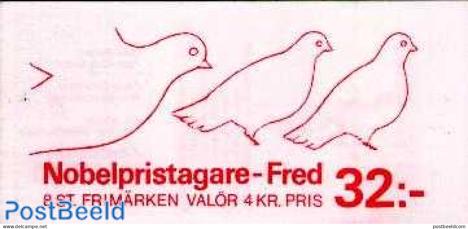 Sweden 1991 Nobel Prize Winners Booklet, Mint NH, Health - History - Health - Red Cross - Nobel Prize Winners - Women .. - Ongebruikt