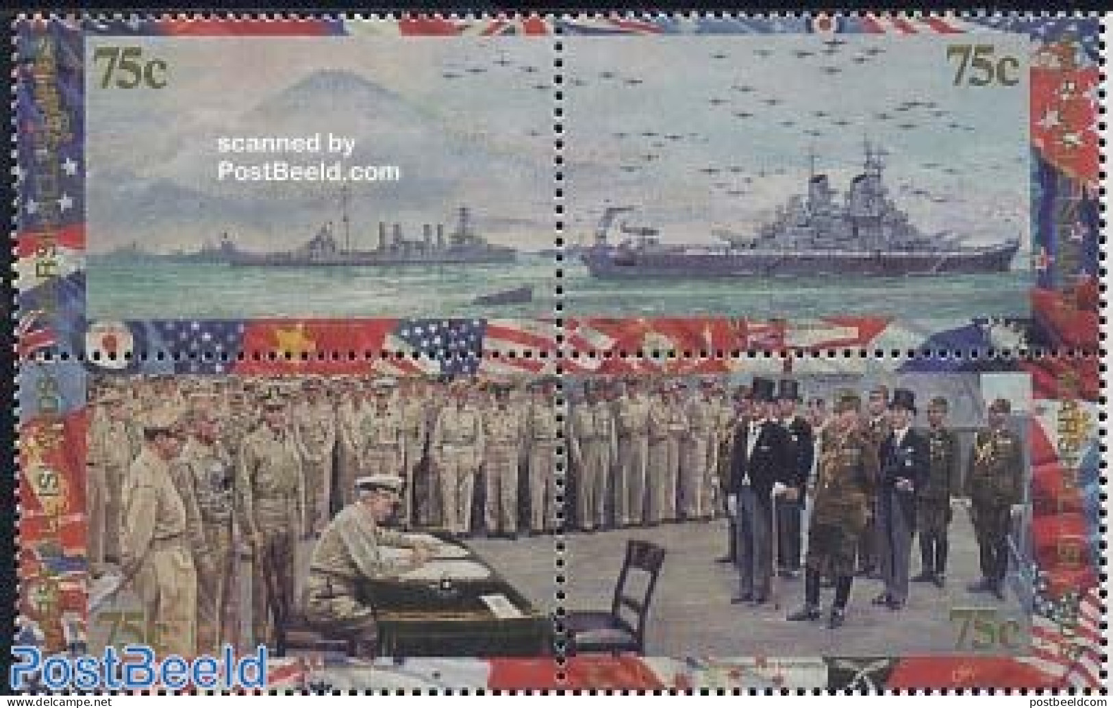 Marshall Islands 1995 End Of World War II 4v [+], Mint NH, History - Transport - Militarism - World War II - Ships And.. - Militaria