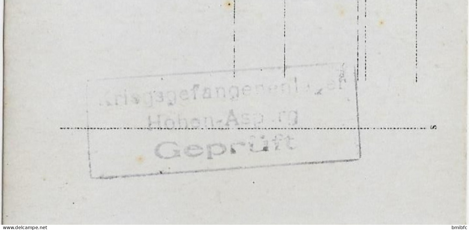 Sept Bre 1916  .au Dos Tampon Encore Déchiffrable Kriegsgefangenensendung    Hohen-Asperg - Geprüft - Characters