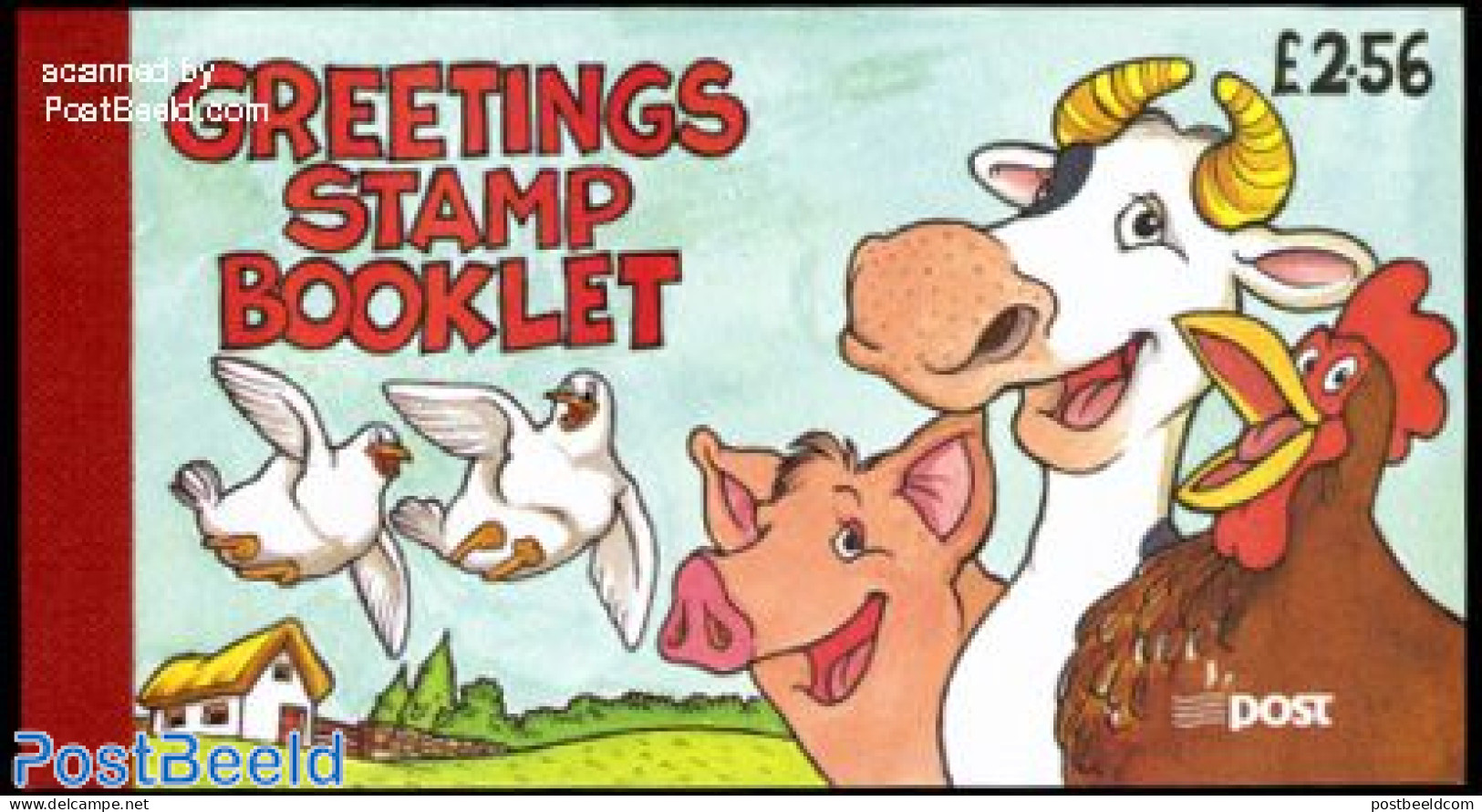 Ireland 1997 Greetings Stamp Booklet, Mint NH, Nature - Various - Cattle - Poultry - Stamp Booklets - Greetings & Wish.. - Ongebruikt