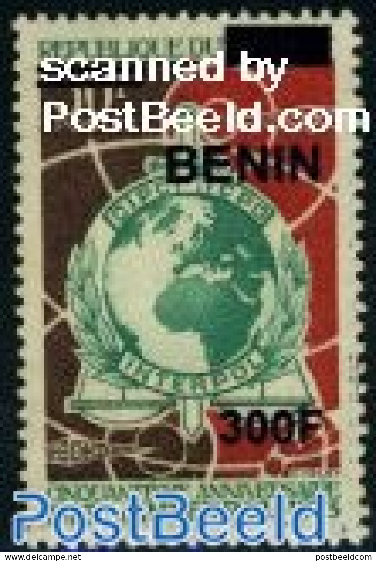 Benin 2008 Interpol Overprint 1v, Mint NH, Various - Globes - Police - Ongebruikt
