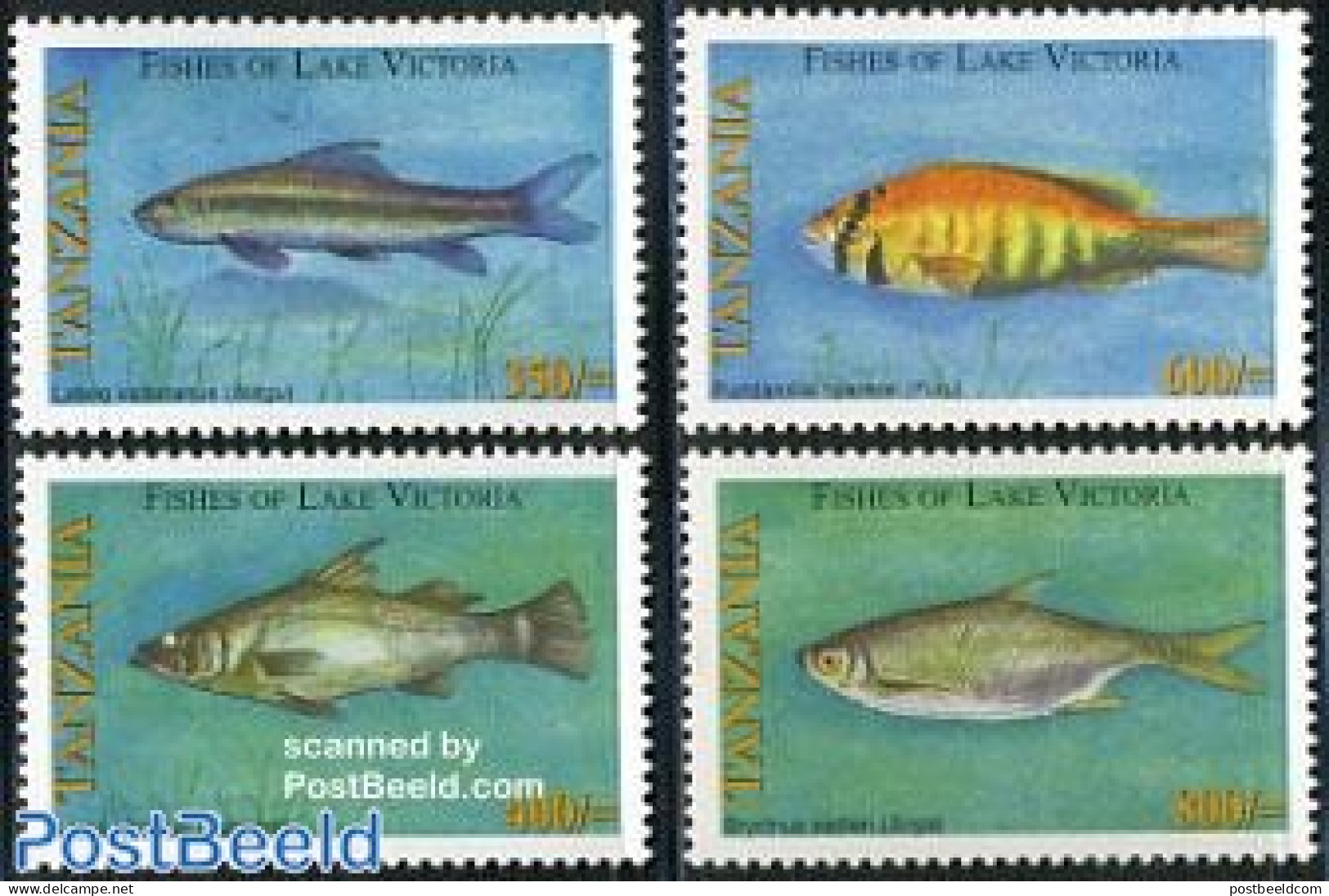 Tanzania 2006 Fish Of Lake Victoria 4v, Mint NH, Nature - Fish - Peces