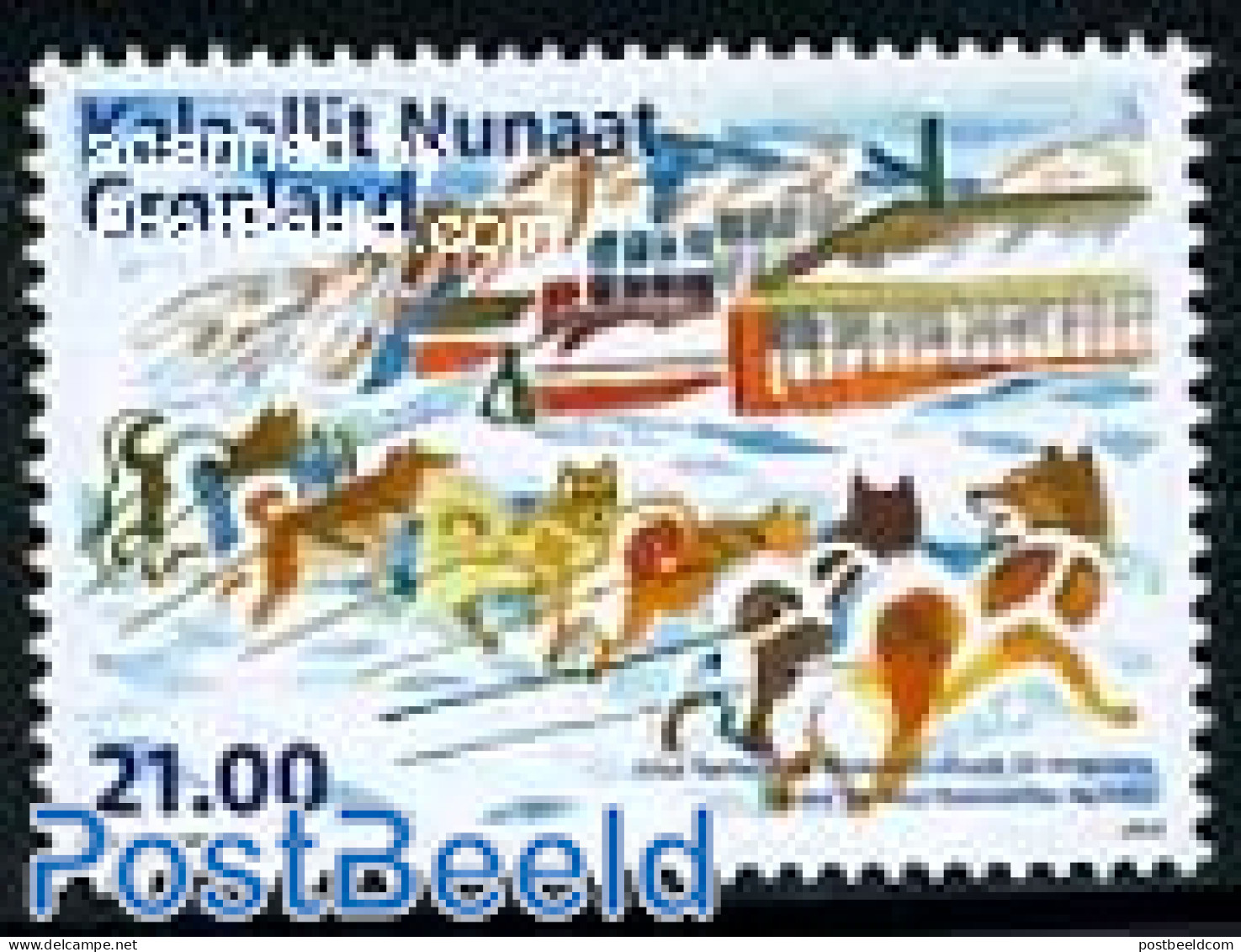 Greenland 2012 Knut Rasmussen Highschool 50th Anniv. 1v, Mint NH, Nature - Science - Dogs - Education - Unused Stamps