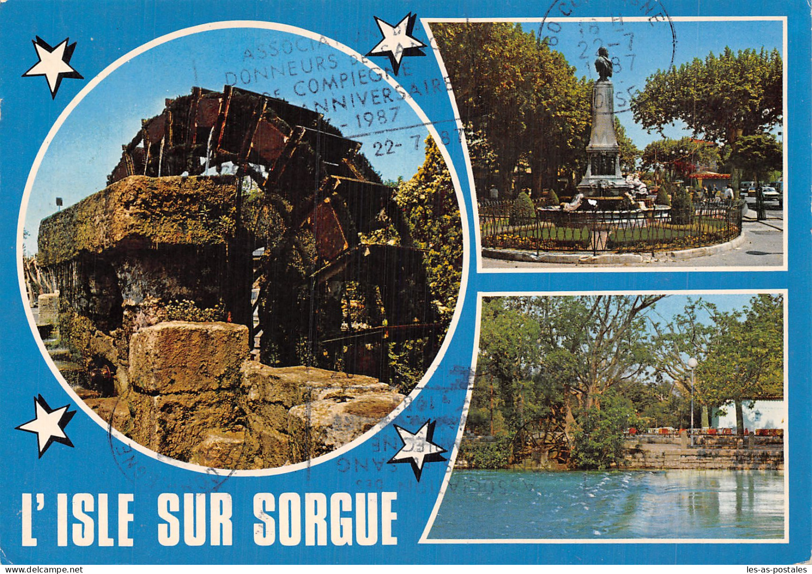 84 L ISLE SUR SORGUE ROUE A AUBES - L'Isle Sur Sorgue