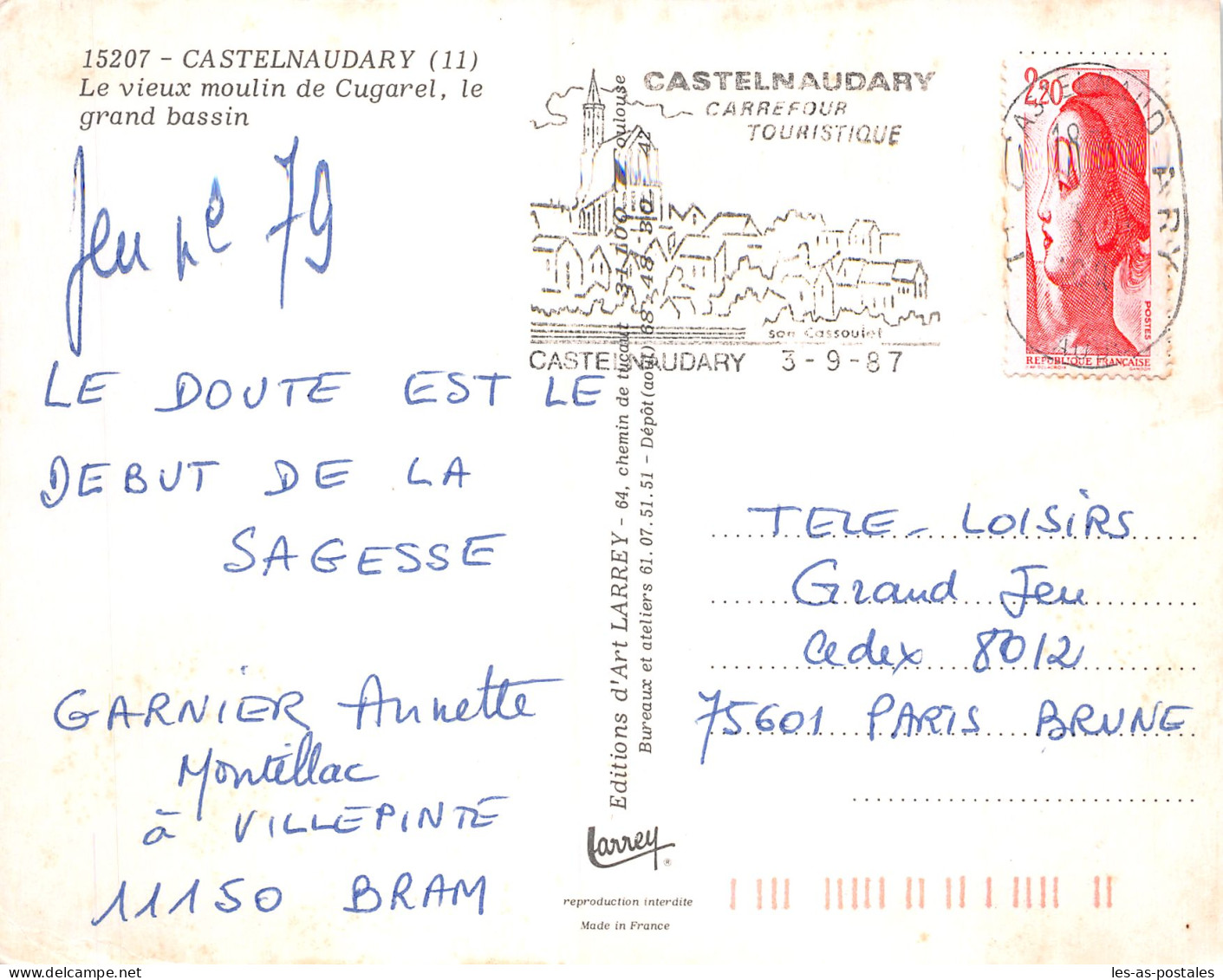 11 CASTELNAUDARY LE GRAND BASSIN - Castelnaudary
