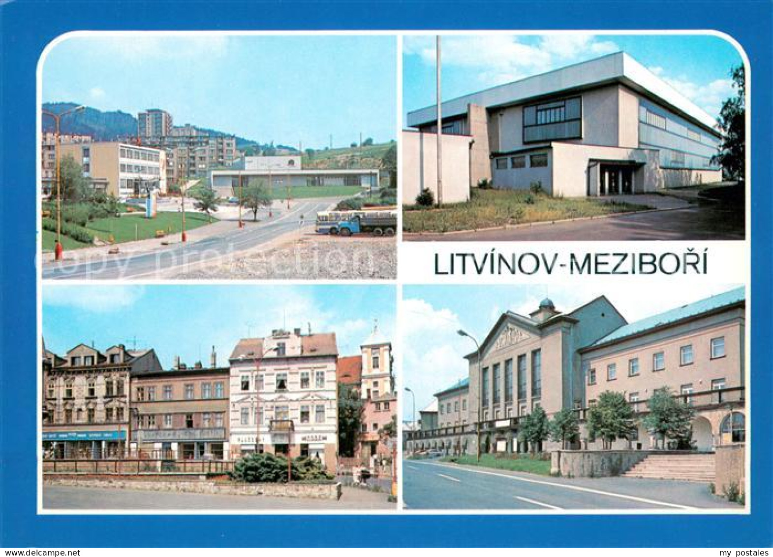 73655592 Mezibori Panorama Litvinov Sportovni Hala Kulturni Dum A Restaurace Mez - Tchéquie