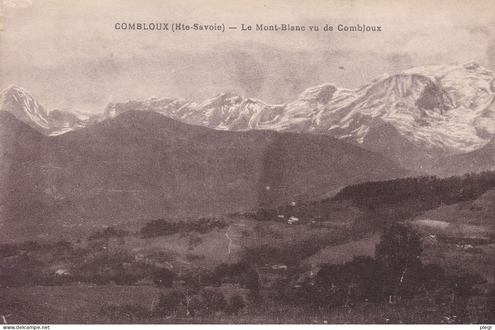 74083 01 03#0+16 - COMBLOUX - LE MONT BLANC VU DE COMBLOUX - Combloux