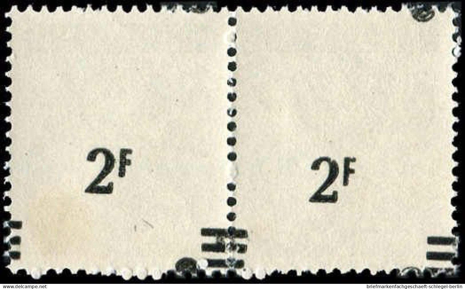 Saar, 1947, Postfrisch, Paar - Otros & Sin Clasificación