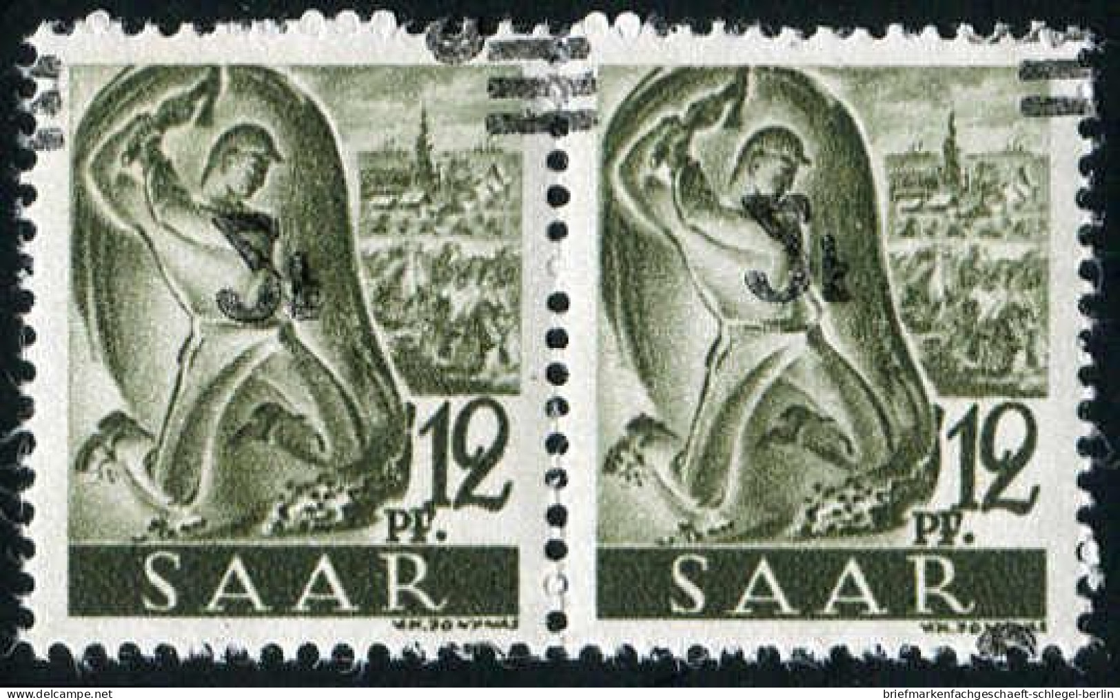 Saar, 1947, Postfrisch, Paar - Sonstige & Ohne Zuordnung