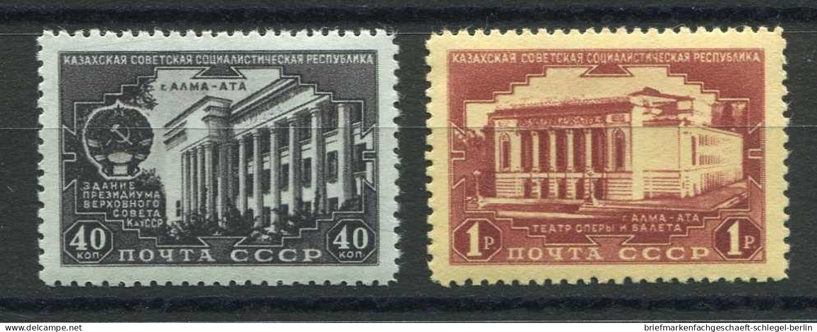 Sowjetunion, 1951, 1537-1538, Postfrisch - Autres & Non Classés