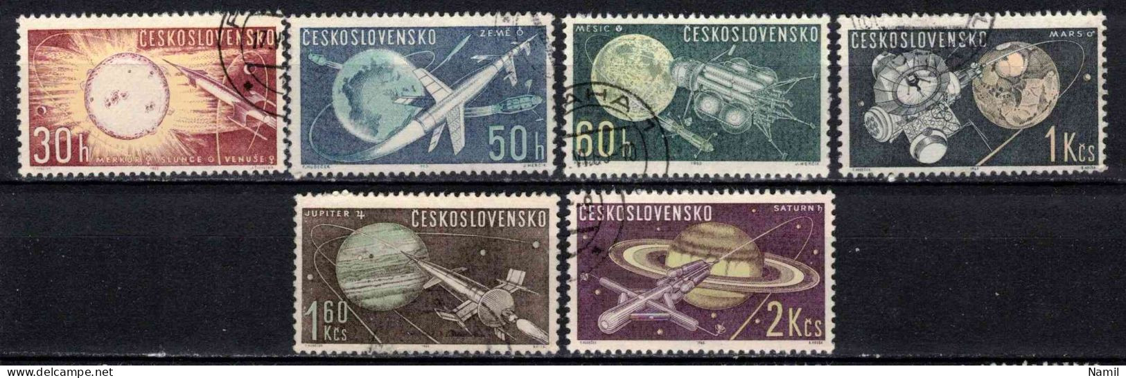 Tchécoslovaquie 1963 Mi 1396-1401 (Yv 1268-73), Obliteré - Used Stamps