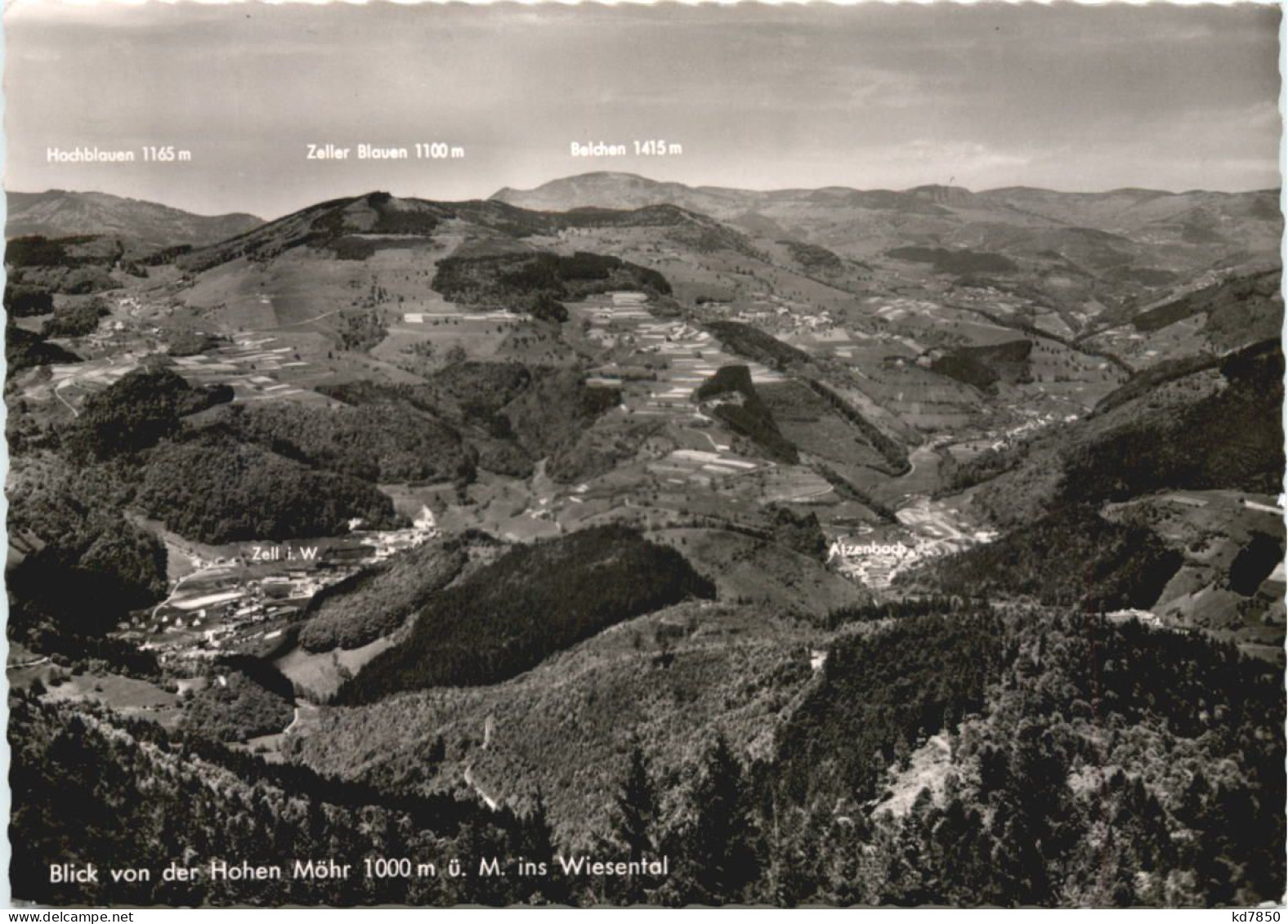 Blick Von Der Hohen Möhr - Loerrach