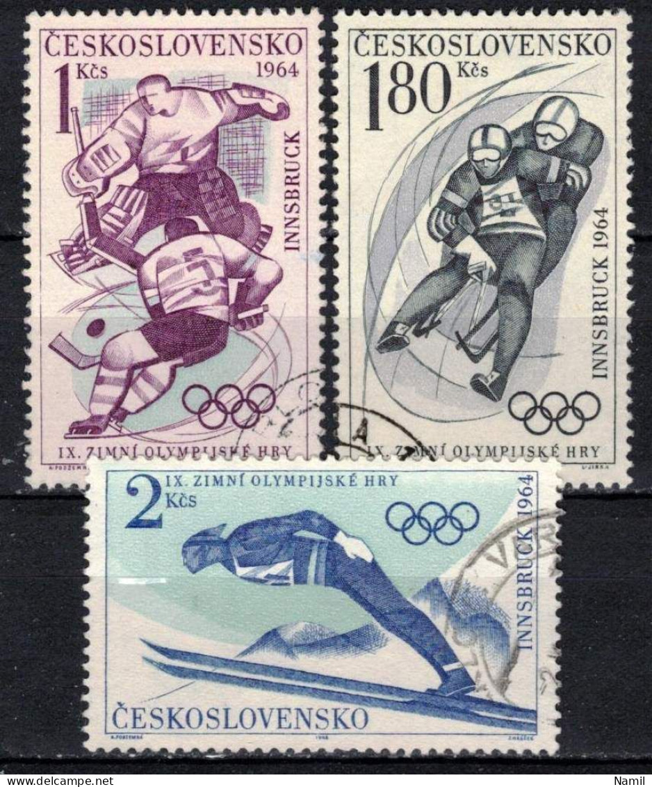 Tchécoslovaquie 1964 Mi 1447-9 (Yv 1315-7), Obliteré - Used Stamps