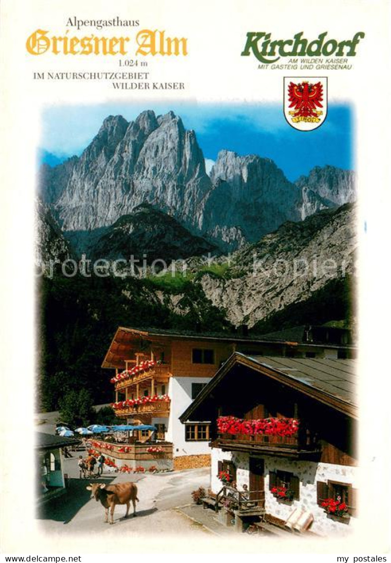 73655380 Kirchdorf Tirol Alpengasthaus Griesner Alm Naturschutzgebiet Wilder Kai - Autres & Non Classés