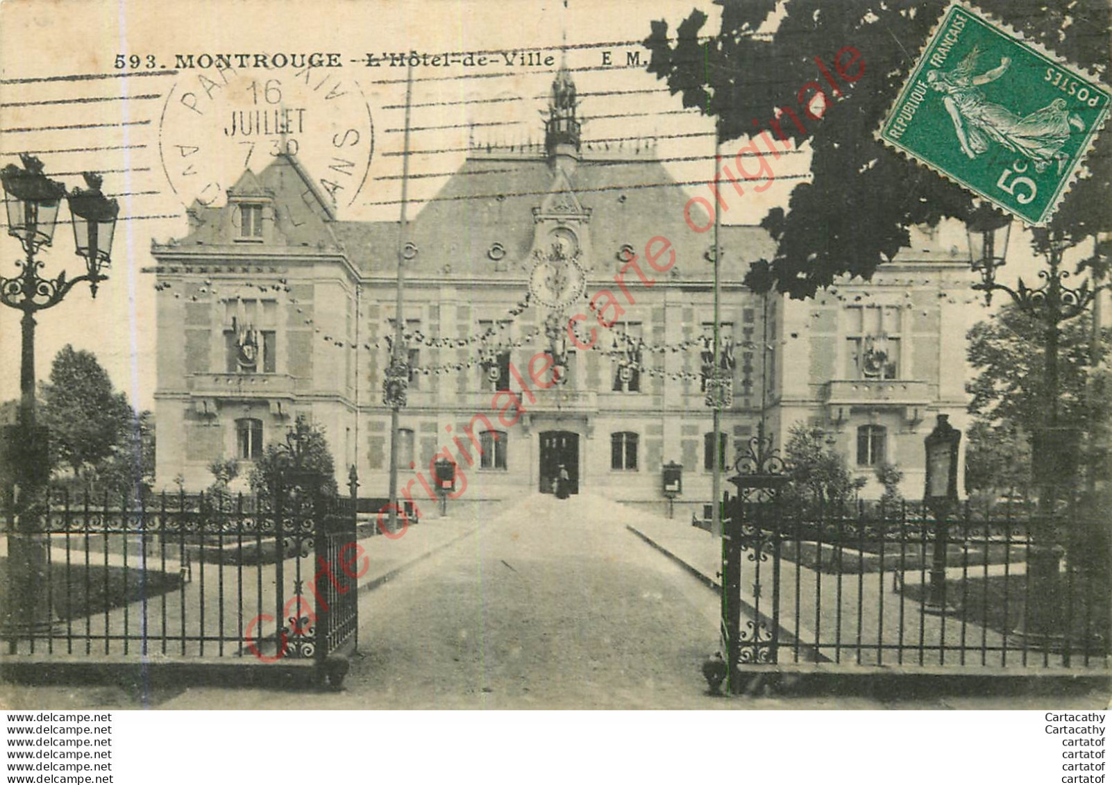 92.  MONTROUGE .  Hôtel De Ville . - Montrouge