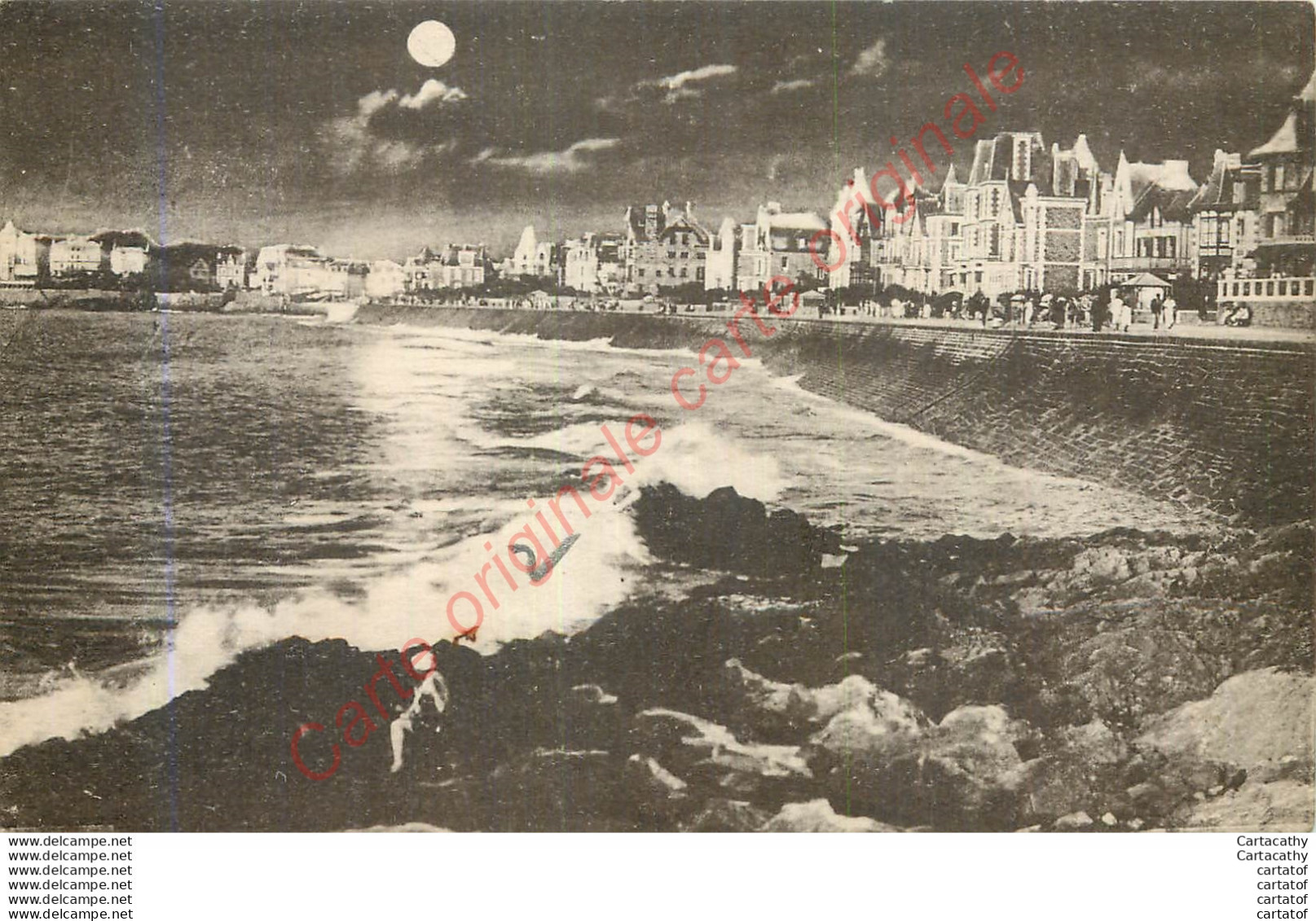 35.  PARAME .  Effet De Lune Sur La Plage . - Parame