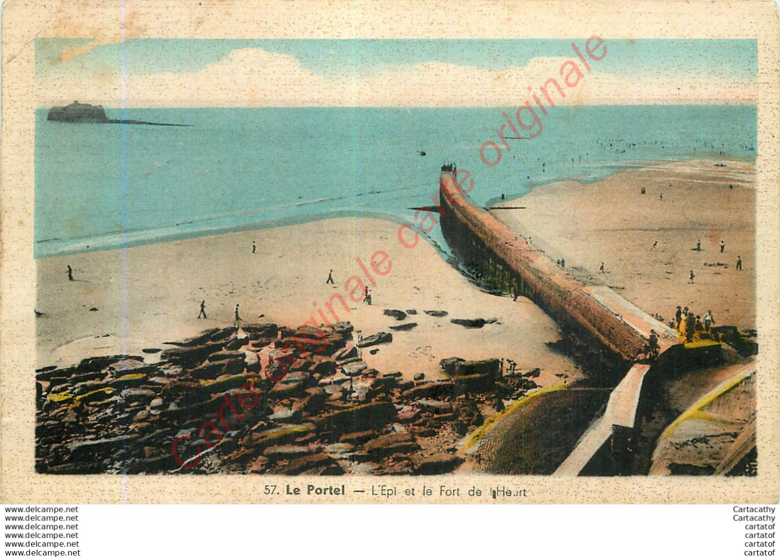 62.  LE PORTEL .  L'Epi Et Le Fort De L'Heurt . - Le Portel