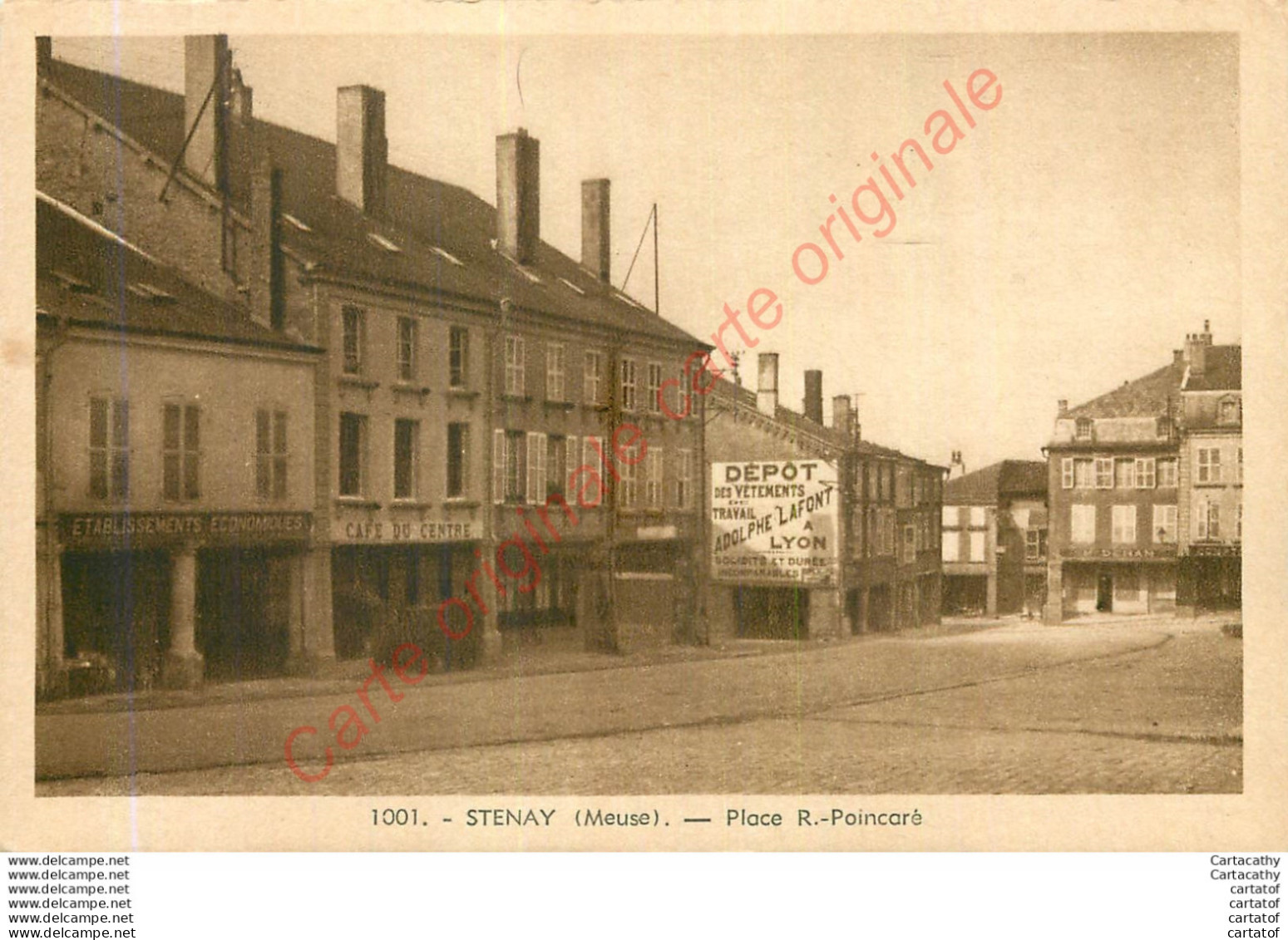 55.  STENAY .  Place Poincaré . - Stenay