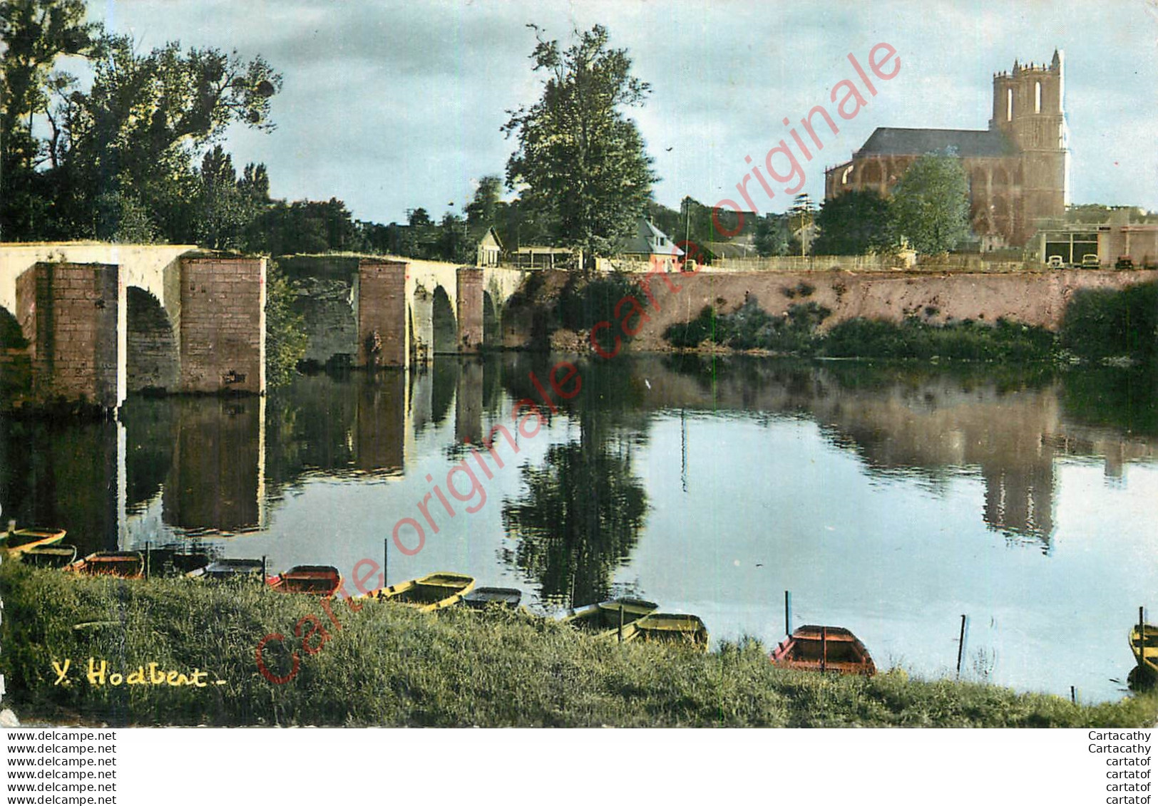 78.  MANTES LA JOLIE .  Le Vieux Pont Et La Collégiale . - Mantes La Jolie