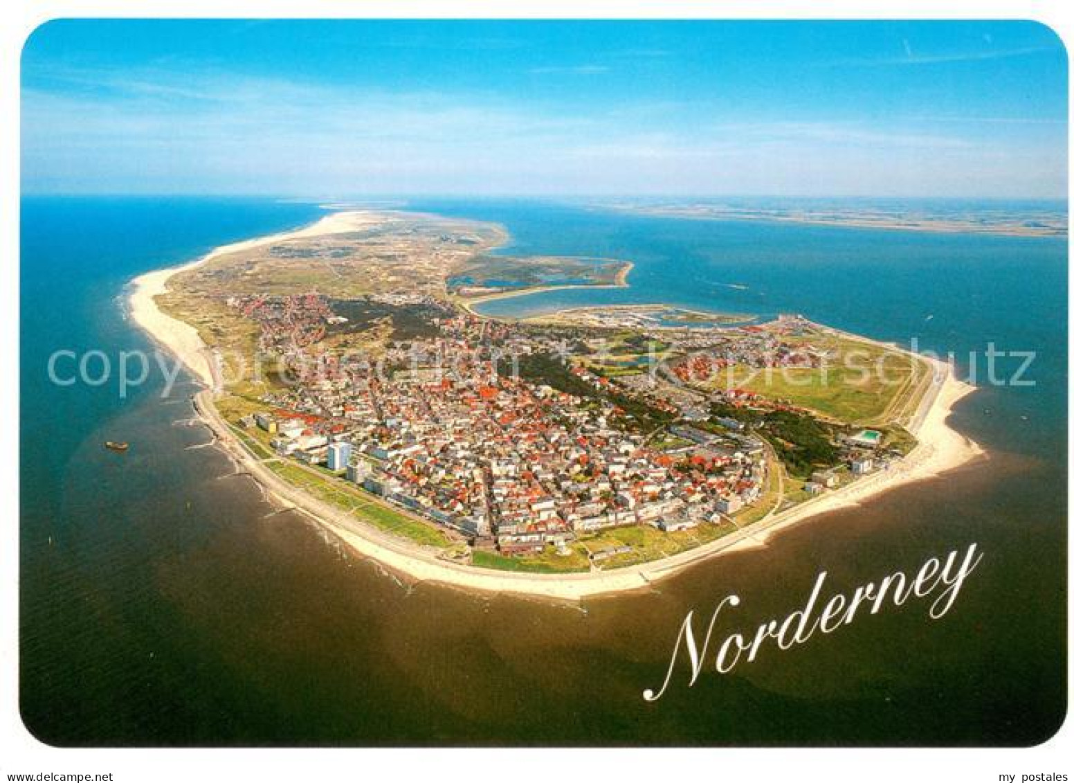 73655345 Norderney Nordseebad Nordseeinsel Fliegeraufnahme Norderney Nordseebad - Norderney