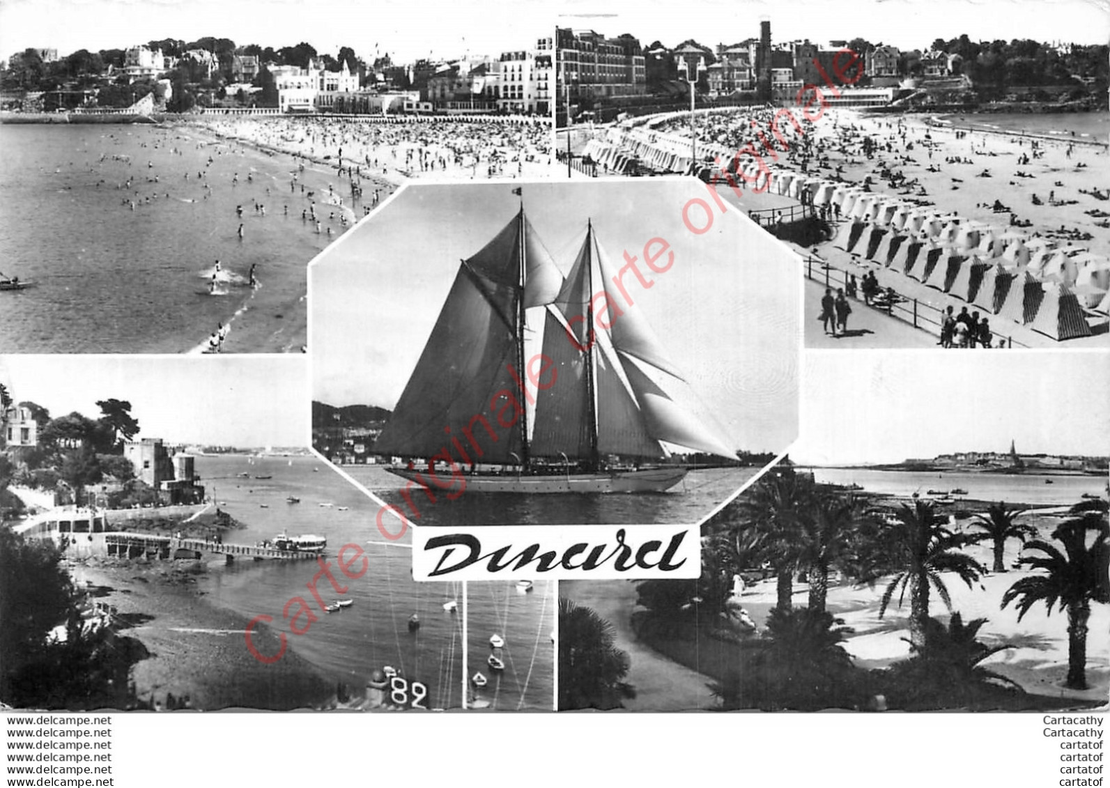 35.  DINARD .  CP Multivues . - Dinard