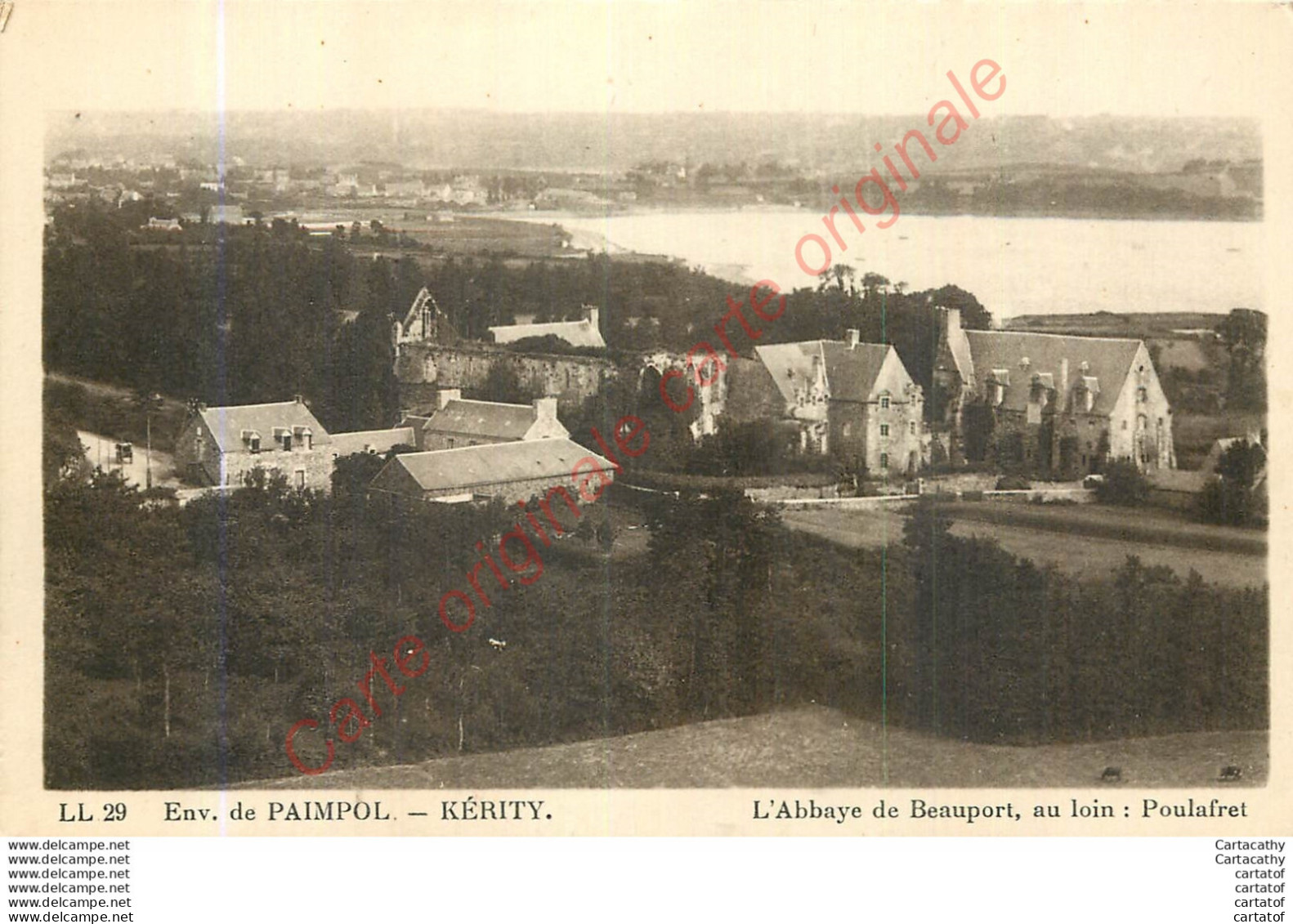 22.  KERITY . Environs De PAIMPOL .  Abbaye De Beauport . Poulafret Au Loin . - Autres & Non Classés