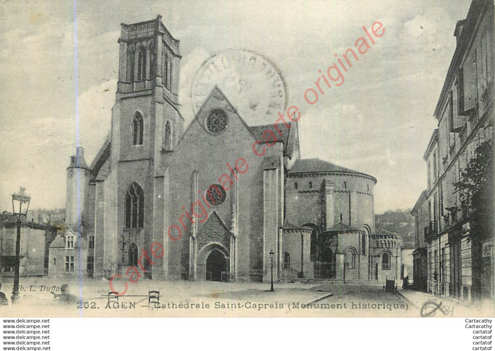 47. AGEN . Cathédrale Saint-Caprais . - Agen