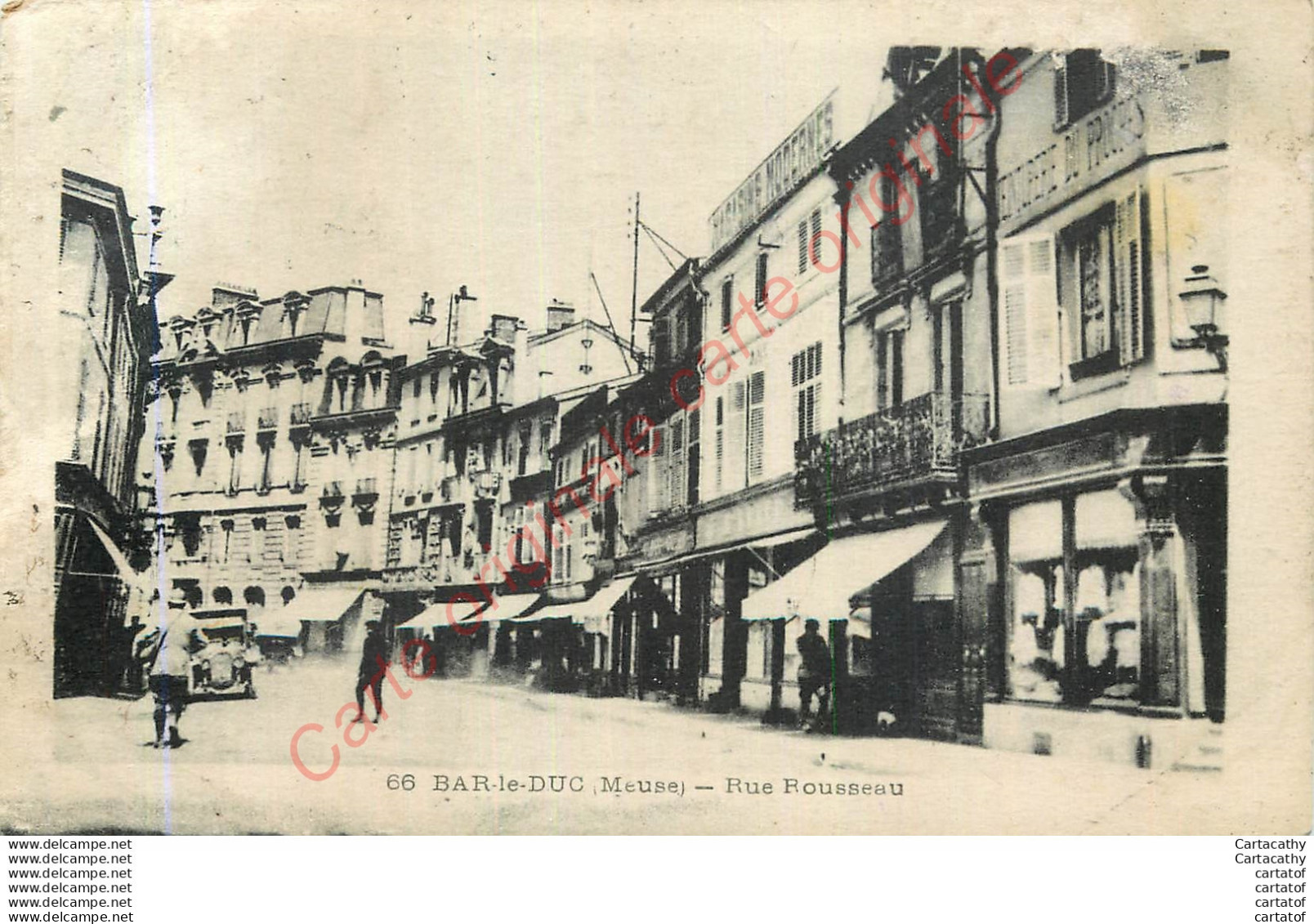 55.  BAR LE DUC .  Rue Rousseau . - Bar Le Duc