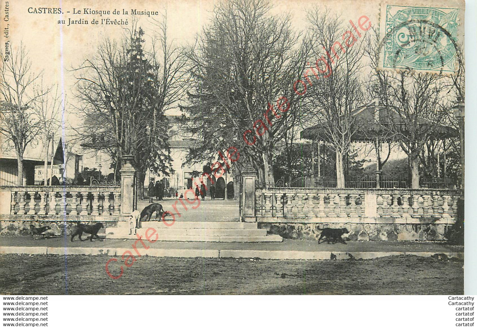 81. CASTRES .  Le Kiosque De La Musique Au Jardin De L'Evêché . - Castres