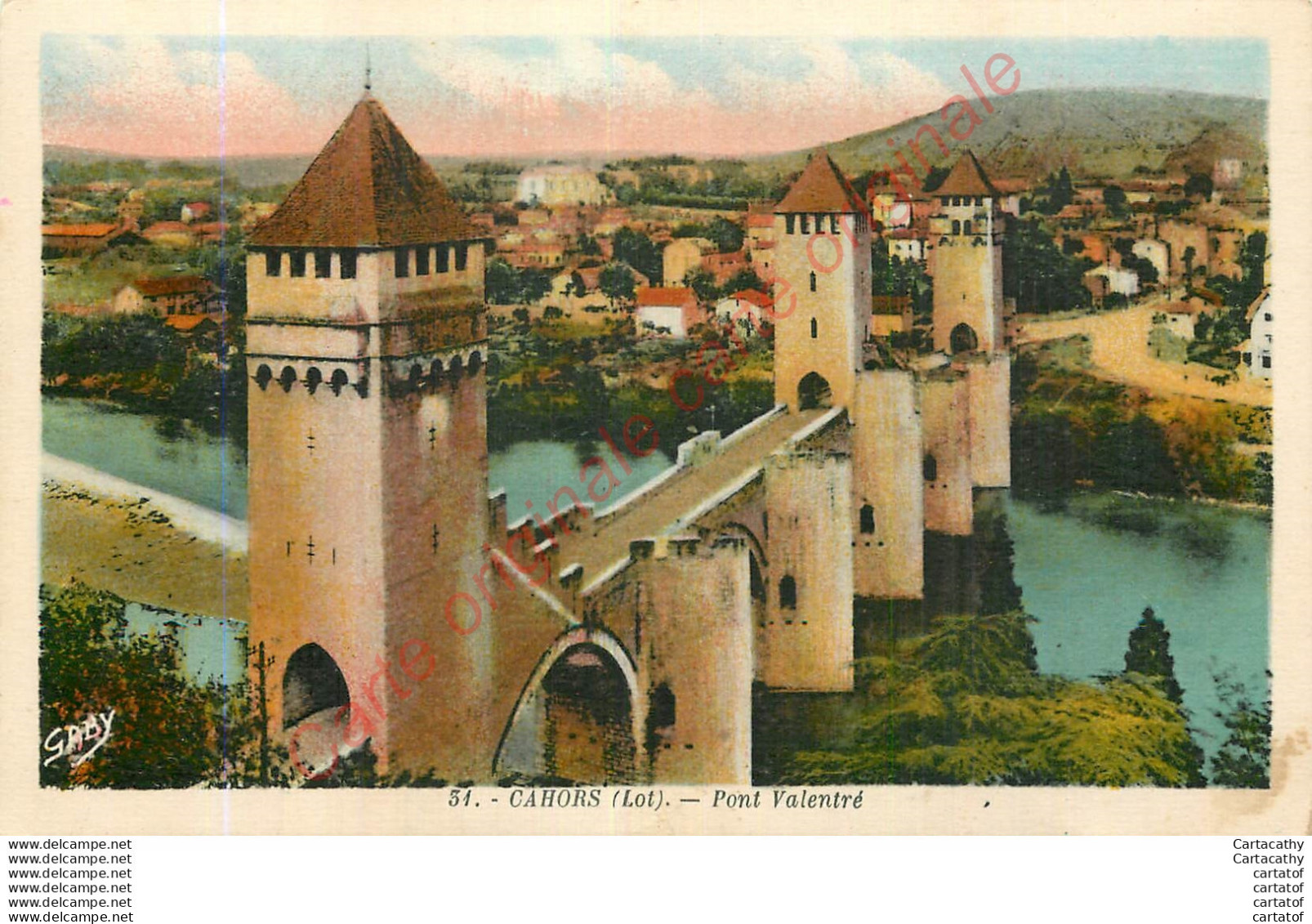 46.  CAHORS .  Pont Valentré . - Cahors