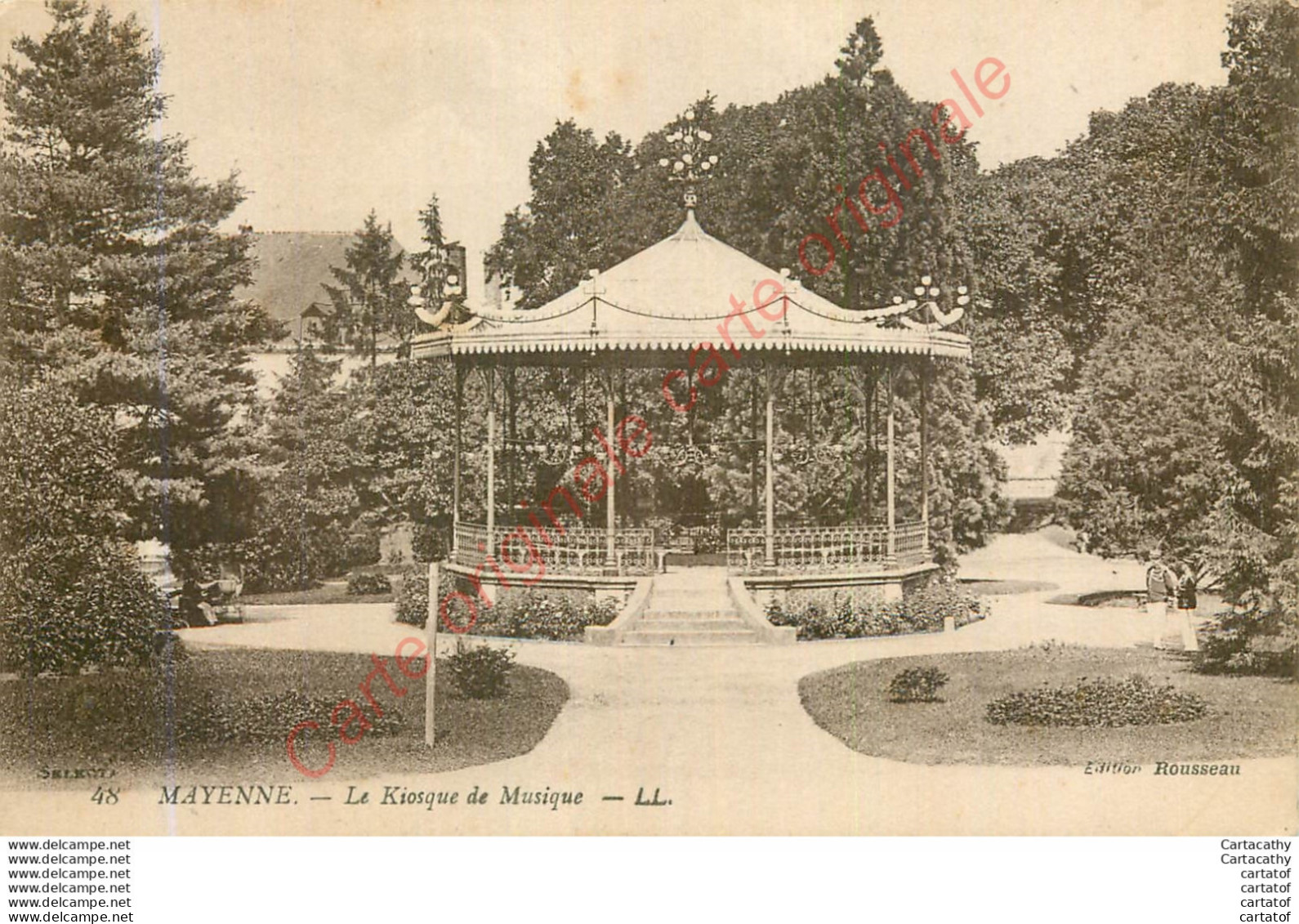 53.  MAYENNE . Le Kiosque à Musique . - Mayenne