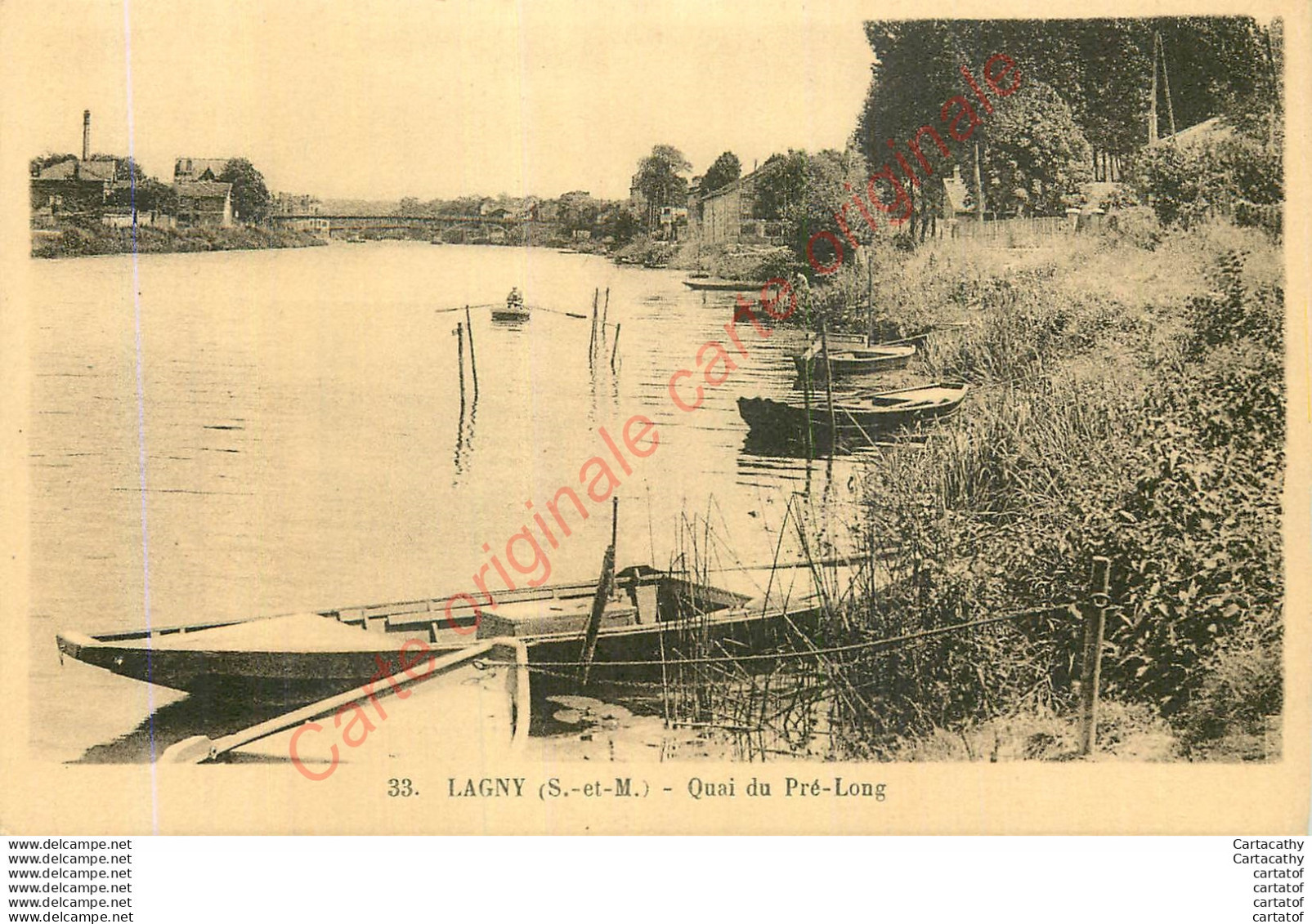 77.  LAGNY .  Quai Du Pré Long . - Lagny Sur Marne