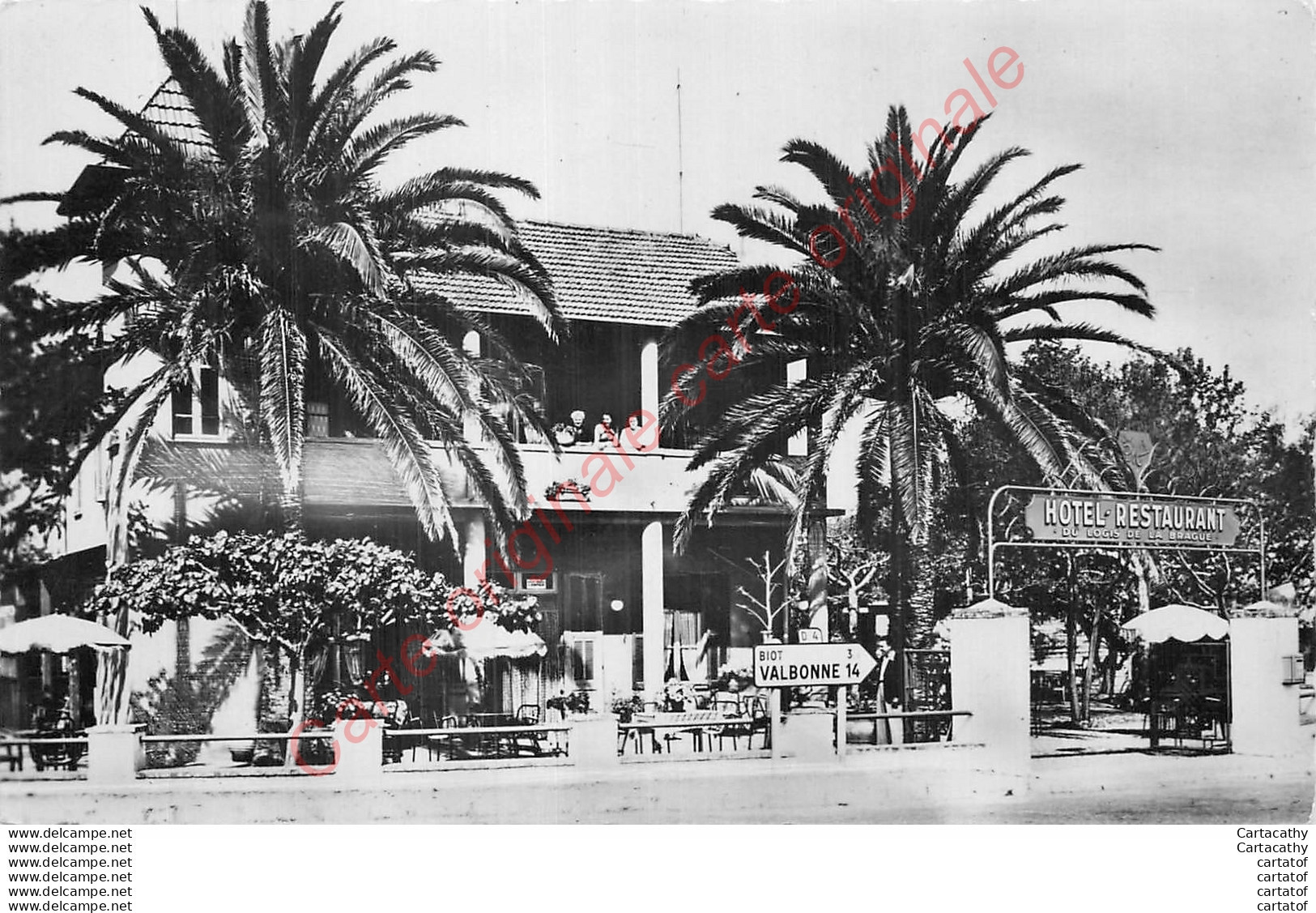 06. ANTIBES . Hôtel Camping De La Brague . Chez Per Chico . - Andere & Zonder Classificatie