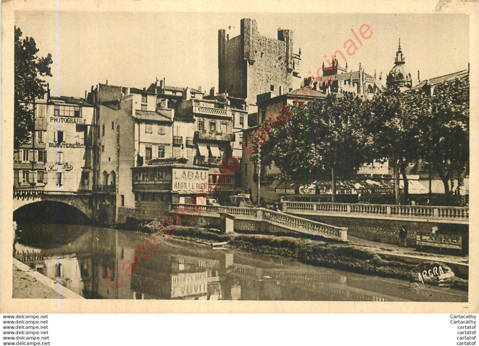 11.  NARBONNE . Le Canal De La Roubine . - Narbonne