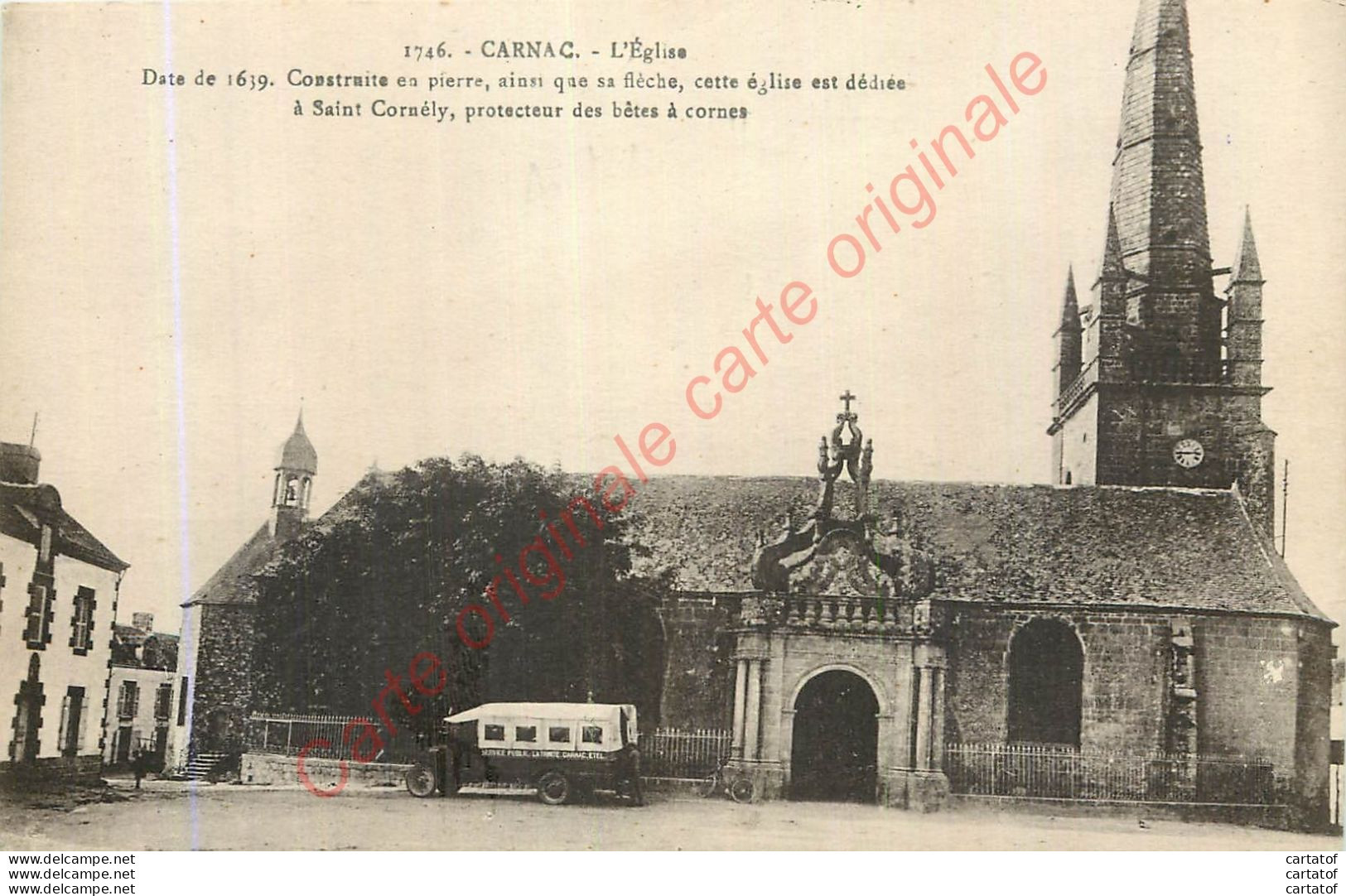 56.  CARNAC . L'Eglise . - Carnac