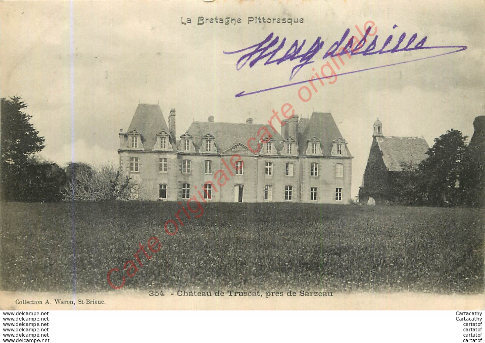56.  Château De TRUSCAT Près De SARZEAU . - Sarzeau