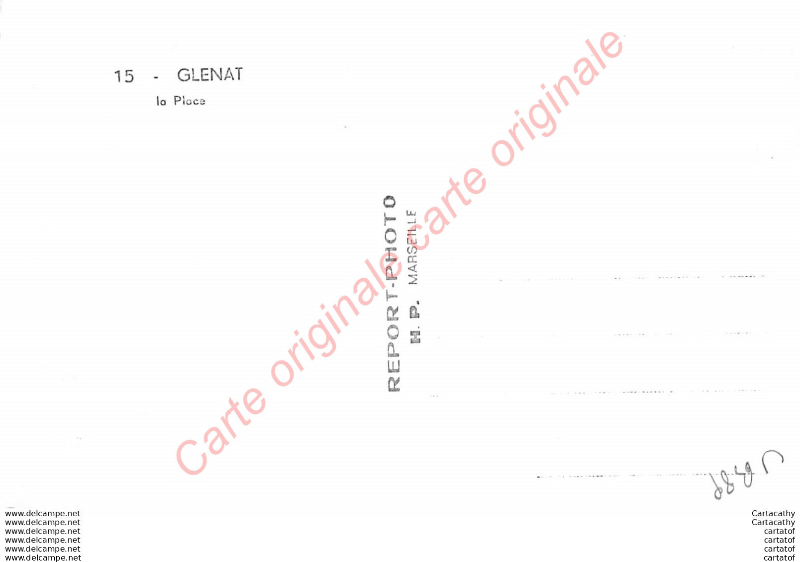 15.  GLENAT .  La Place . - Autres & Non Classés