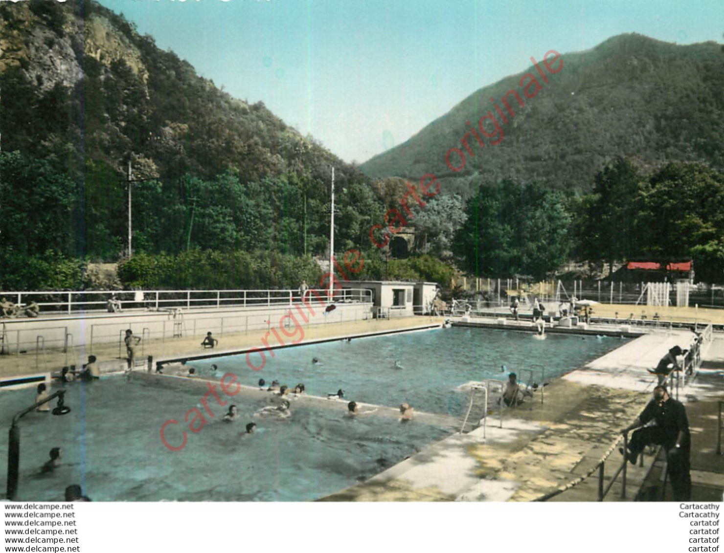 09.  AX LES THERMES .  Sporting Club .  La Piscine . - Ax Les Thermes