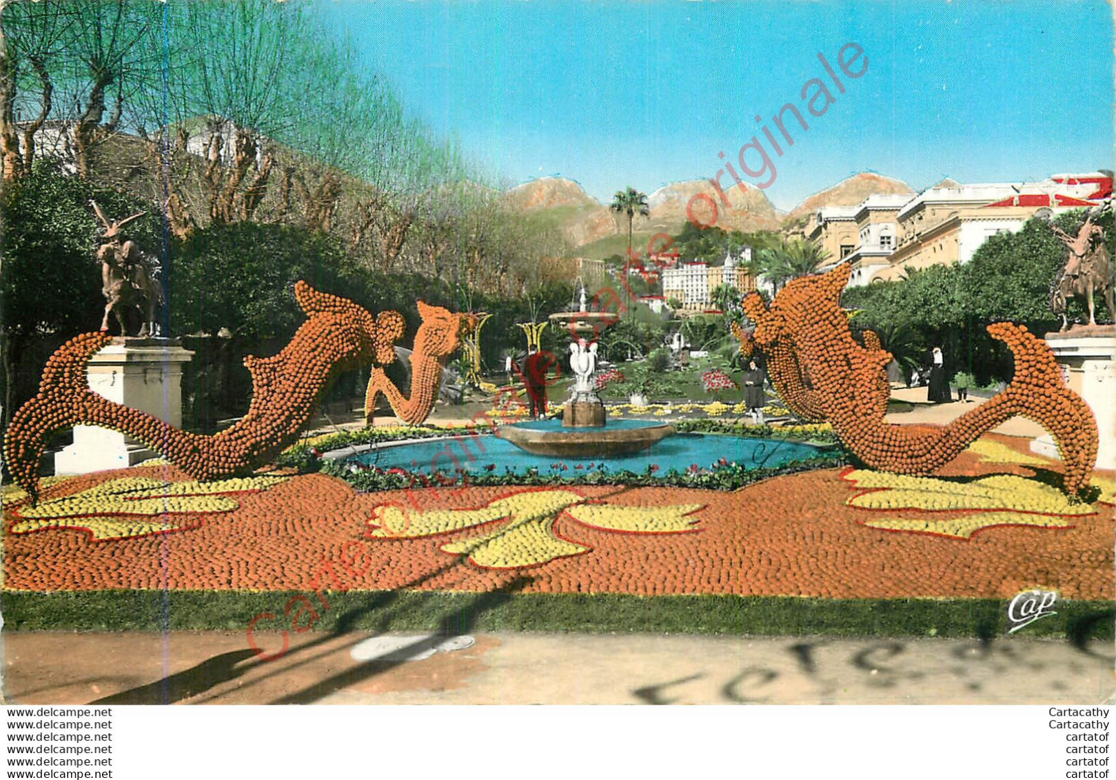 06.  MENTON .  Le Jardin Public . Fête Du Citron . - Menton